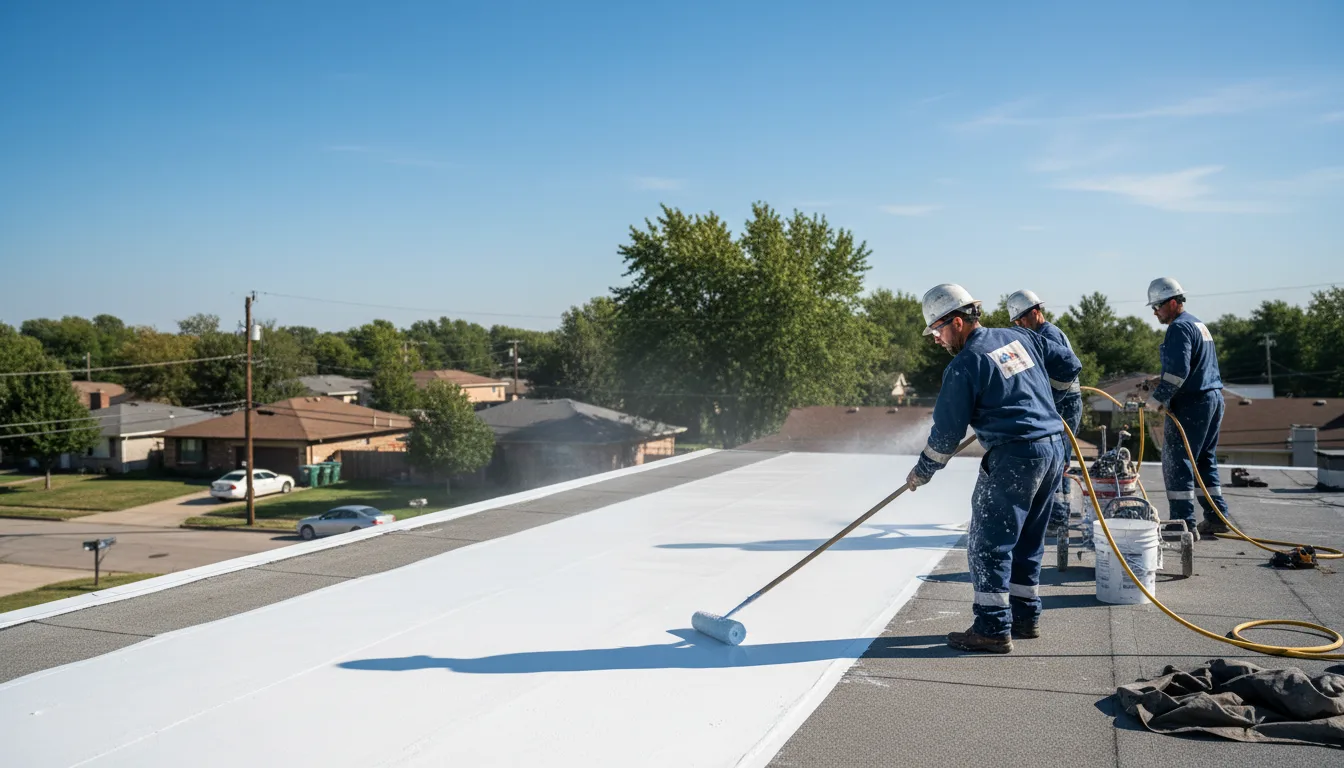 Commercial roof coating in Stuarts Draft, VA near me